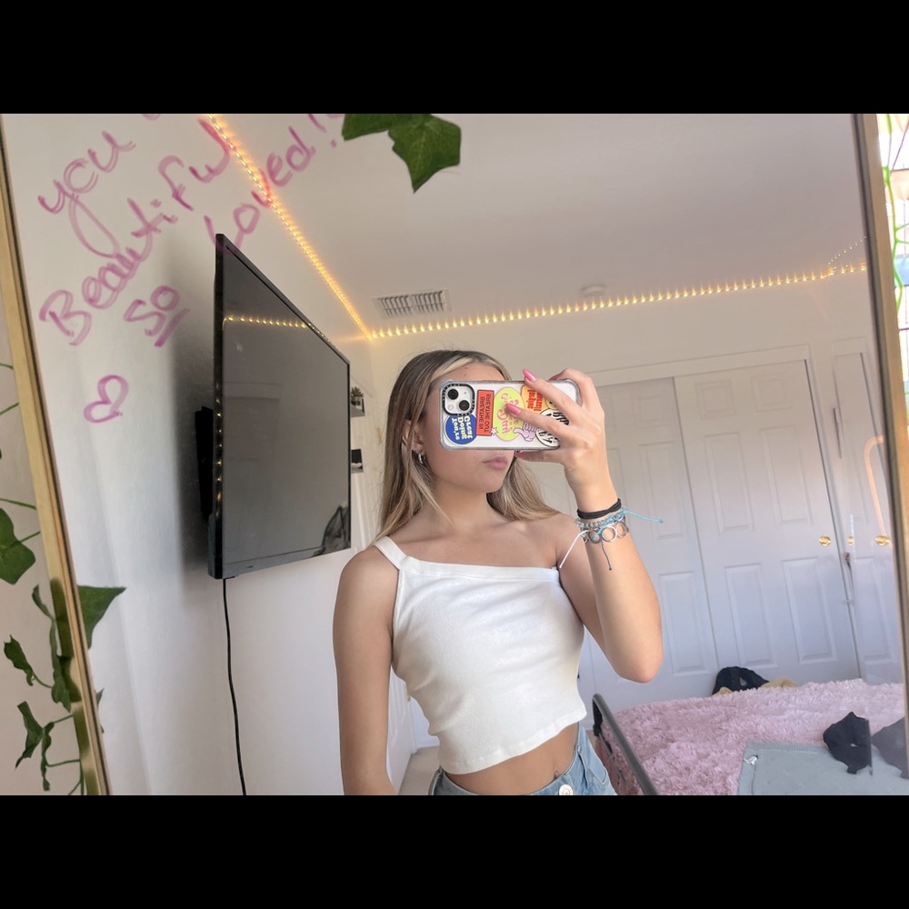 Brandy melville one shoulder tank!